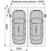 Sunfer autokatos PR1CC4 | 4 Parkkipaikkoja | Sisältää metallilevyn