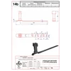 Suport faianta L -415 H 70mm. universal