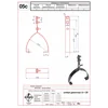 Support de crête de foudre G -1 ZS