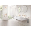 Support de douche mural Rainshower, coucher de soleil chaud