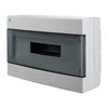 Surface-mounted distribution board AREO IP40 1X18 White smoke door