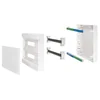 Surface-mounted distribution board AREO IP40 2X18 White smoke door