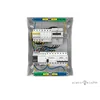 Surface-mounted, hermetic IP65 distribution board for securing split heat pumps with electricity meters