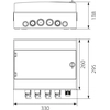 Surface-mounted photovoltaic switchgear RH-12 PVx2