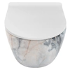 Suspended toilet bowl Rea Carlos granite shiny - Additionally 5% discount with code REA5