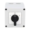 Switch 32A 11kW 3 pole 1-0-2 IP65 motor direction reversing rotary switch 90x90mm