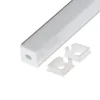 T-LED Capătul profil R5 Varianta: Pătrat cu orificiu