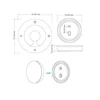 T-LED dimLED controller OV SK1 CCT wit Variant: dimLED controller OV SK1 CCT wit