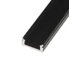 T-LED LED profile N8C - wall black Choice of variant: Profile without cover 1m