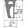 T-LED Profilo in silicone NEON1220-H angolare Variante: Profilo in silicone NEON1220-H angolare