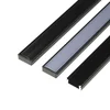 T-LED Profilo LED N8C - parete nero Scelta della variante: Profilo senza copertura 1m