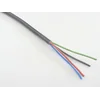 T-LED RGB cable 4x0,5 round Version: Black