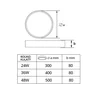 T-LED SMART Tuya Lampe LED RENDO 24W CCT ronde blanc Variante : SMART Tuya Lampe LED RENDO 24W CCT ronde blanc, Light_Color : CCT