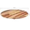 Table top, 60cm, solid dalbergia, round, 15-16mm