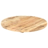 Table top, 80cm, solid mango wood, round, 25-27mm