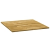 Table top, oak wood, square, 23mm, 80x80cm