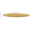 Table top, solid oak wood, round, 23mm, 400mm