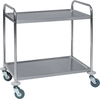 Table trolley, 2 surfaces ladunk, 825x500, stainless steel