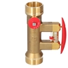 Tacosetter Bypass balancing and measuring valve 100 DN32, 20-70 L/min,GZ11/2"xGZ11/2", TB100C, Pb10Bar