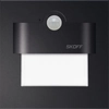 Tango black LED stair luminaire 230V IP20 with motion sensor - SKOFF neutral