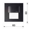 Tango Mini black LED stair luminaire 10V IP20 - SKOFF neutral