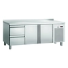 Tavolo di Refrigerazione 2-Drzwiowy Con Cassetti 2 e Bordo Bartscher 110855ma