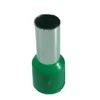 Terminal geïsoleerde buispinnen 16mm² groene set 100 stuks