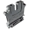 Terminal string clamp 4mm2 gray DIN rail mounting 35mm 690V 32A