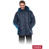 The jacket is insulated with fleece on the inside