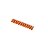 Thermoplastic threaded terminal block LTF12-2.5 orange, STANDARD