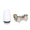 Thermostatic set with DX head M30x1,5 , angular Vekotrim valve G3/4-1/2