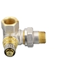 Thermostatic three-axis valve RA-N, right, for two-pipe central heating systems