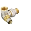 Thermostatic three-axis valve RA-N, right, for two-pipe central heating systems