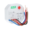Time transmitter PO-406 off-delayed, contacts:1P, I=10A, installation in a flush-mounted box fi 60