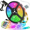 TIRA LED SMD IMPERMEABLE 5M COLOR RGB + MANDO