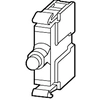 Titolare M22-LED230-B LED blu U=230V montaggio anteriore