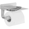 TOILET PAPER HOLDER WITH A SHELF SILVER 390175A