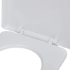 Toilet seats, 2 pcs., White, plastic