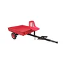 TRAILER WITH A SEAT, GARDEN DUMPER, GARDEN TROLLEY FOR A SOILER WITH A "TRIUNFO" HANDLE