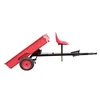 TRAILER WITH A SEAT, GARDEN DUMPER, GARDEN TROLLEY FOR A SOILER WITH A "TRIUNFO" HANDLE