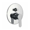 Tres chrome concealed bathtub and shower faucet 01718012