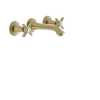 Tres Classic two-lever concealed basin mixer antique brass 24215102LV