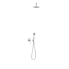 Tres Flat chrome concealed shower set 20418005