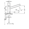 Tres Max chroom wastafelmengkraan met automatische waste 06120301D