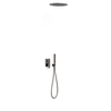 Tres Project concealed shower set metallized black 21128006KM