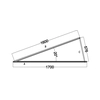 Triangolo di montaggio RTMG fotovoltaico 15st./ 20st./25st