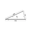 Triangolo di montaggio RTMG fotovoltaico 15st./ 20st./25st