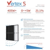 Trina Vertex S 425W – schwarzer Rahmen Modul Photovoltaik-Panel Halfcut Half-cut Mono 425Wp 425 W