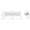 TruckLED LED cree delovna luč 36 W,12/24 V, 375 mm, IP67, 6500K, Homologacija R10