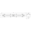 TruckLED LED рампа 27W, 12/24V, 186mm, 1200lm - R10